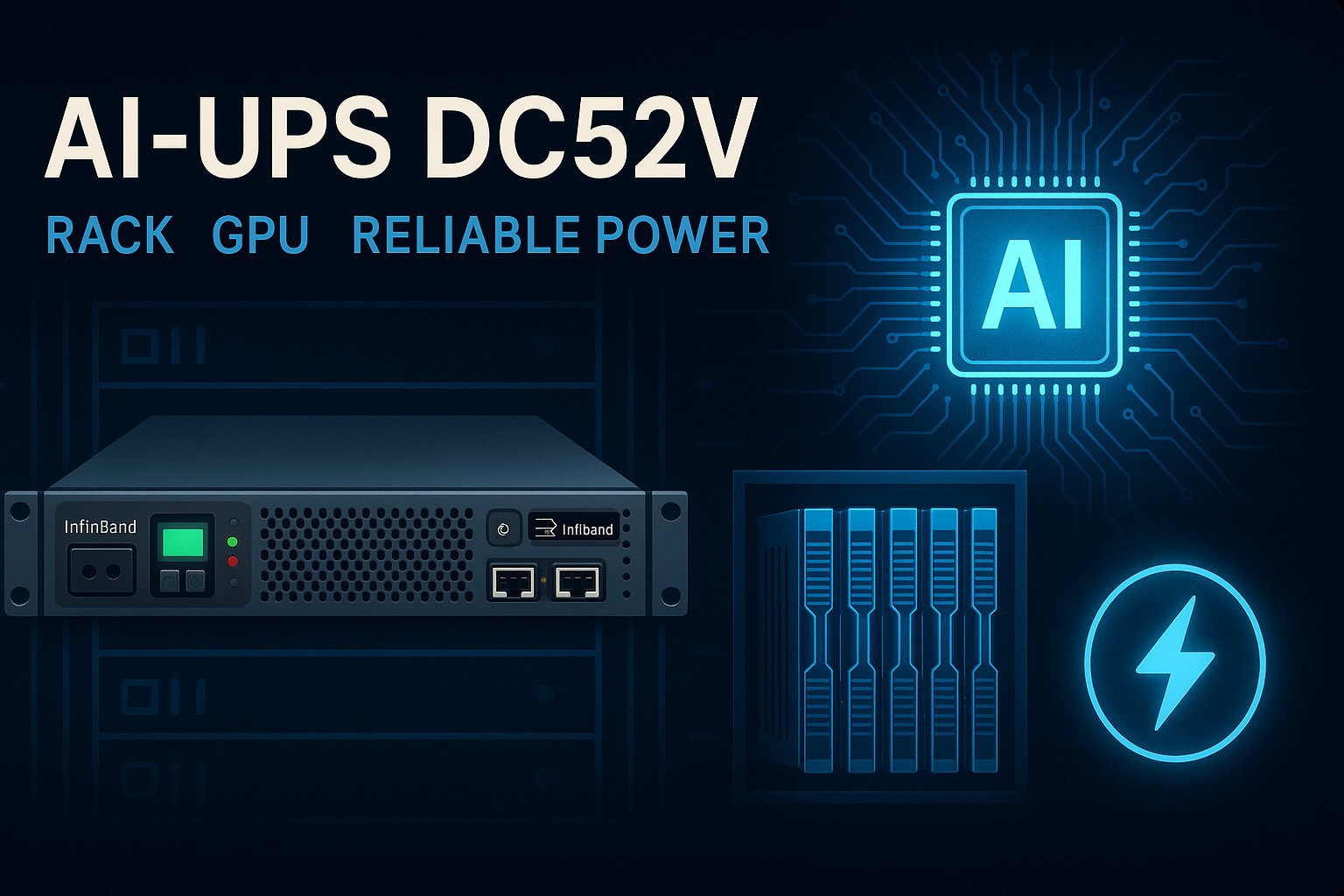 AIが要求する電源を、人間の技術で実装──InfiniBand専用DC無瞬断UPS「AI-UPS v1.0」発表