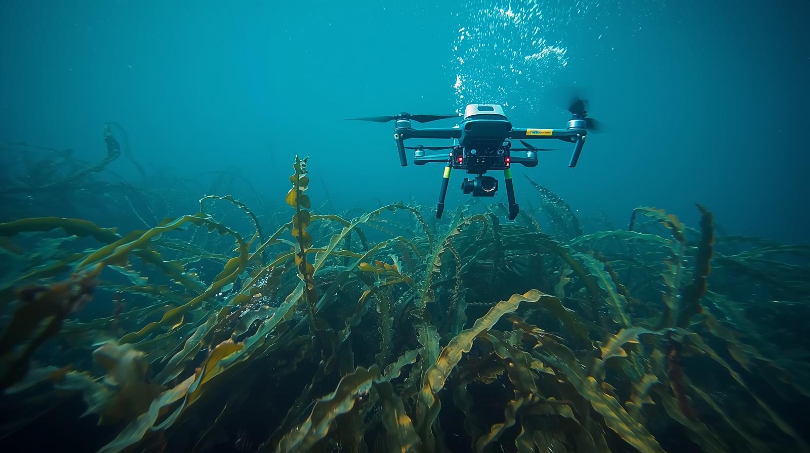 藻場調査とブルーカーボン観測（イメージ）