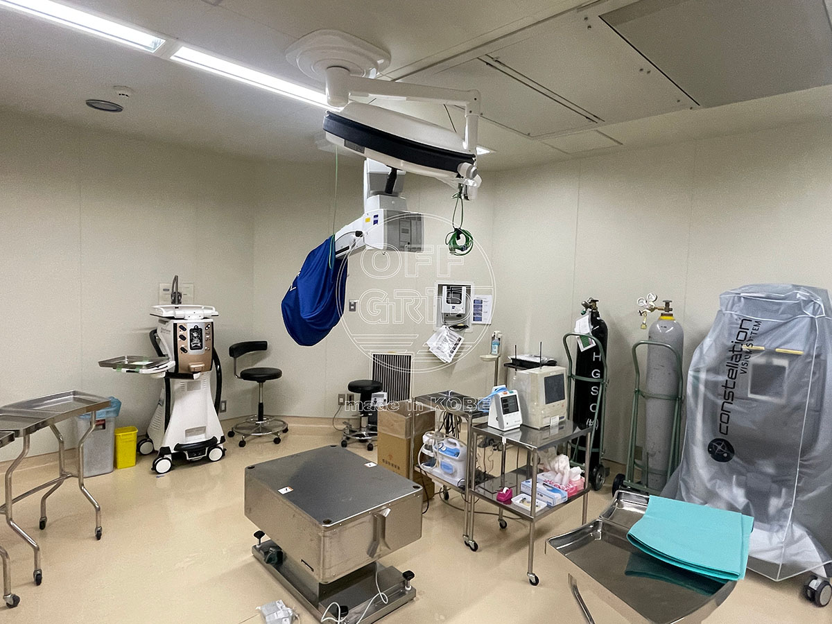 手術室機器のバックアップ電源